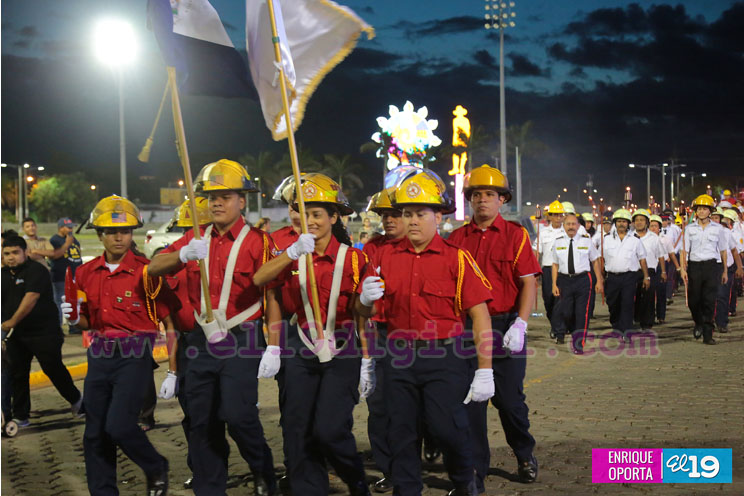 Bomberos de Nicaragua celebran aniversario