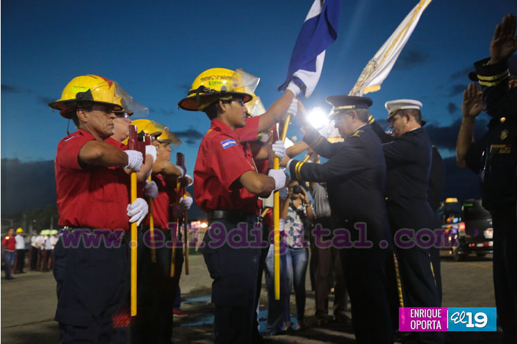 Bomberos de Nicaragua celebran aniversario