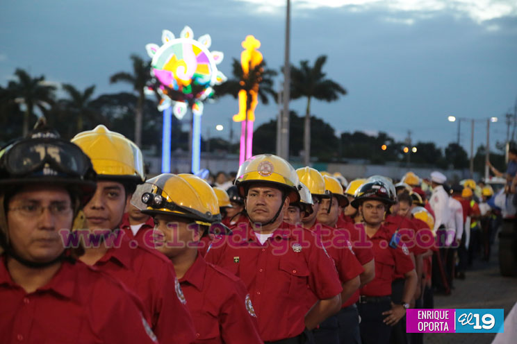Bomberos de Nicaragua celebran aniversario