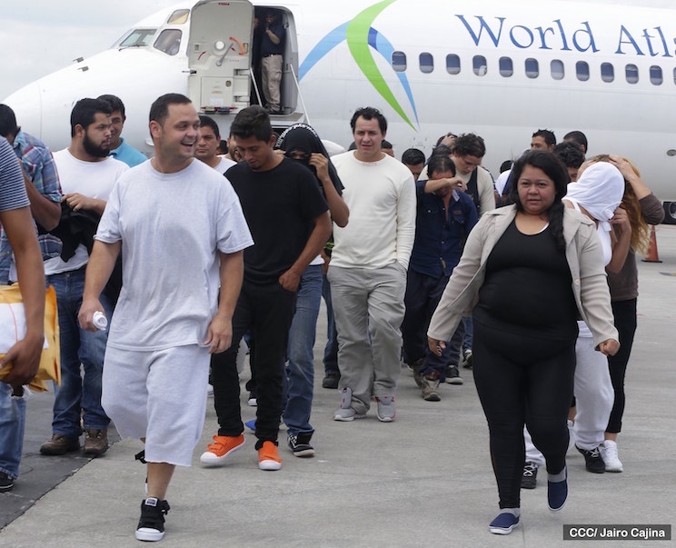 Gobierno Sandinista brinda acompañamiento a nicaragüenses deportados de Estados Unidos