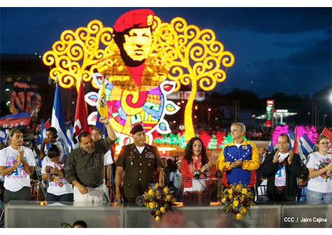 NICARAGUA CELEBRA 59 NATALICIO DEL COMANDANTE CHÁVEZ