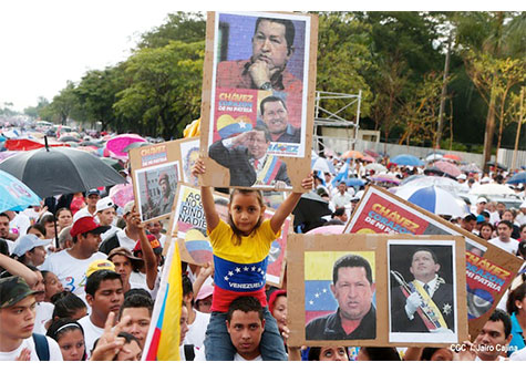 NICARAGUA CELEBRA 59 NATALICIO DEL COMANDANTE CHÁVEZ