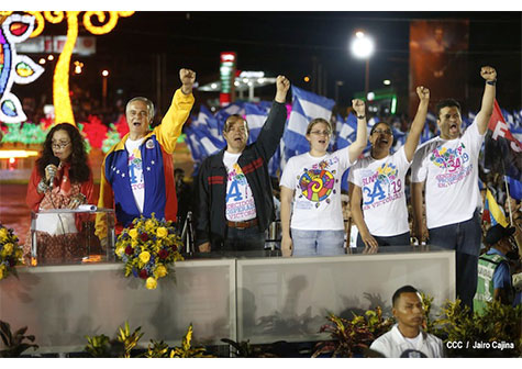 NICARAGUA CELEBRA 59 NATALICIO DEL COMANDANTE CHÁVEZ