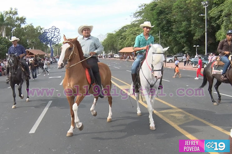 Orden y tranquilidad en Desfile Hípico de Managua dedicado a Santo Domingo de Guzmán