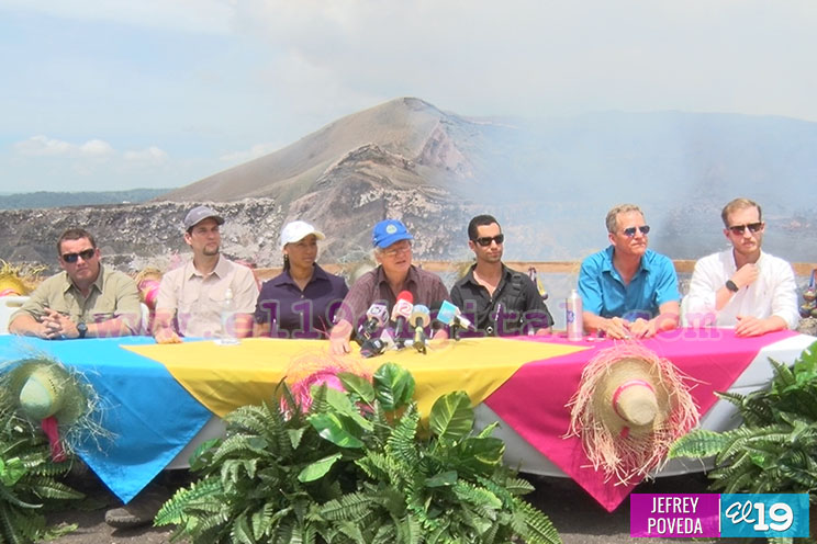 Sensores de monitoreo serán instalados en la expedición de Sam Cossman al Volcán Masaya 