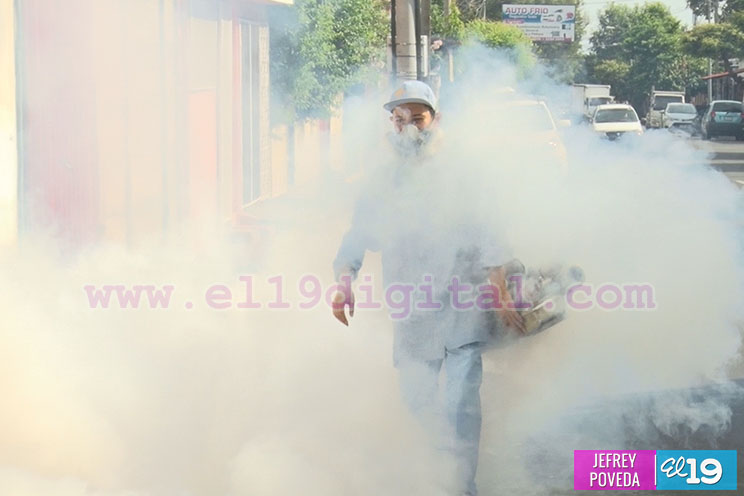 Sigue la lucha antiepidémica en los barrios de Managua