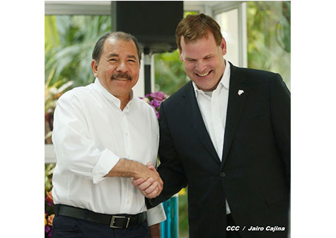 Presidente Daniel sostiene encuentro con Canciller de Canadá