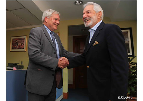 Canciller Samuel Santos recibe al Subsecretario Adjunto de Comercio de EEUU