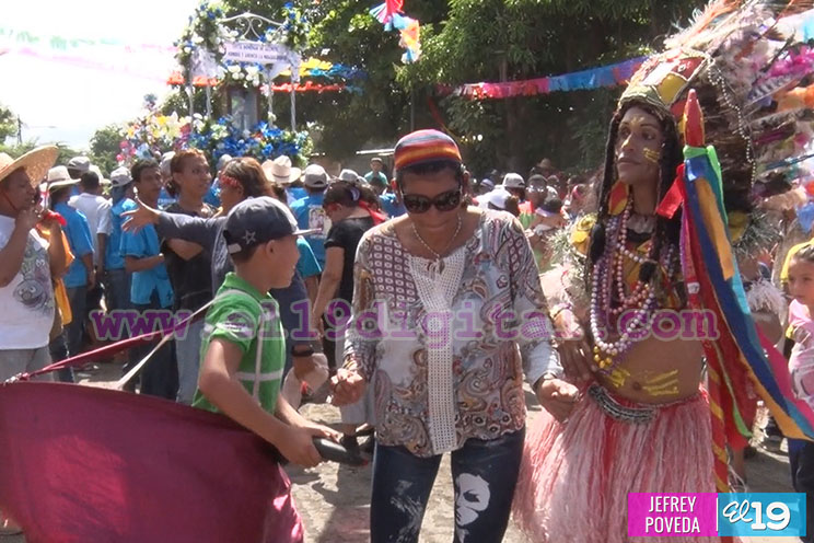 Devotos acompañan a Santo Domingo de Abajo en peregrinación a Managua 
