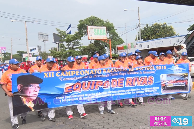 Policía Nacional inaugura XII Campeonato Nacional de Softball