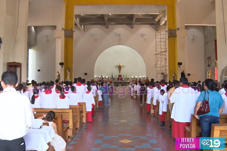 Monaguillos realizan encuentro en Catedral de Managua