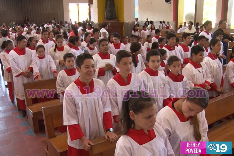Monaguillos realizan encuentro en Catedral de Managua