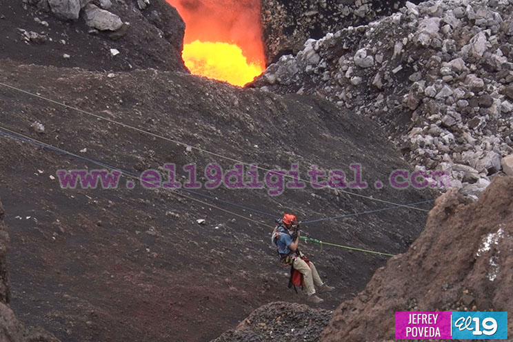Exploración del volcán Masaya avanza satisfactoriamente