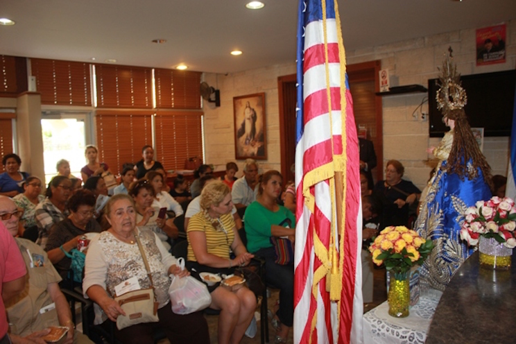 Virgen del Viejo visita instalaciones del Consulado General de Nicaragua en Miami