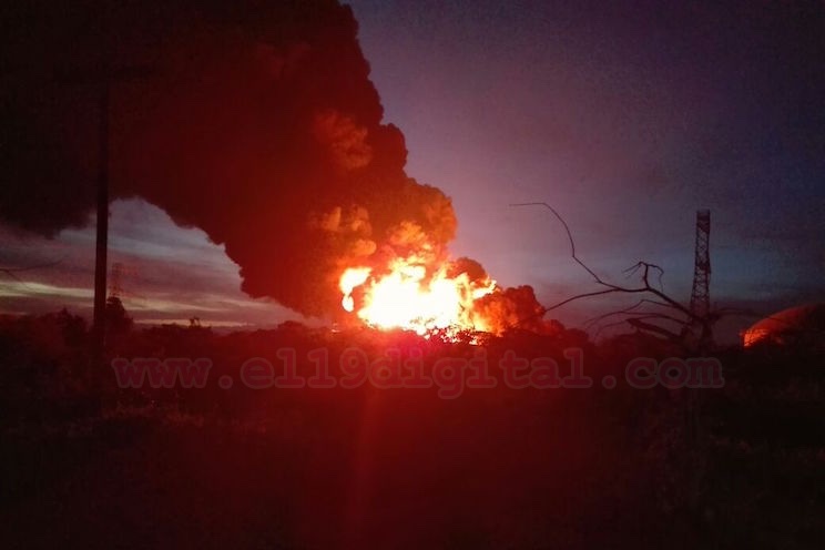 Se incendia segundo tanque de Puma Energy en Puerto Sandino