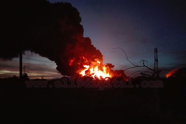 Se incendia segundo tanque de Puma Energy en Puerto Sandino