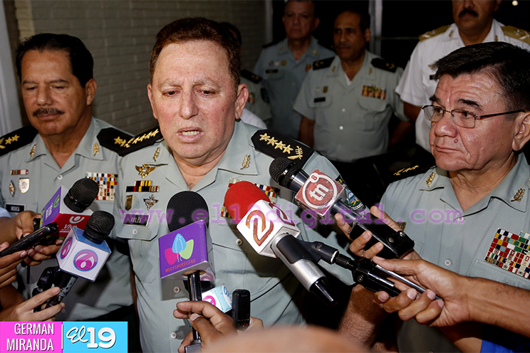 Canciller de Taiwán se reúne con autoridades de la Policía Nacional y Ejército de Nicaragua
