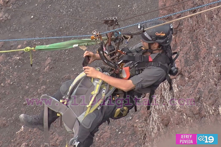 Sam Cossman finaliza expedición al Lago de Lava del Volcán Masaya