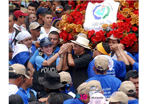 Llega Santo Domingo a la capital