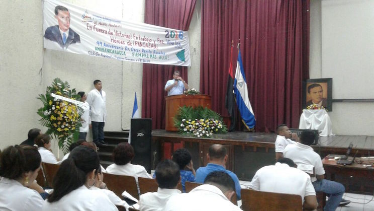 Declaran nueva plaza en memoria del Dr. Oscar Danilo Rosales Argüello en León