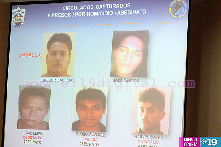 Policía Nacional desarticula a grupos delincuenciales que se dedicaban al robo con intimidación en Managua  