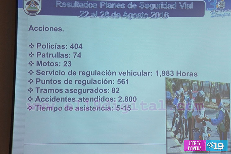 Policía Nacional presenta resultados del Plan Nicaragua Mejor