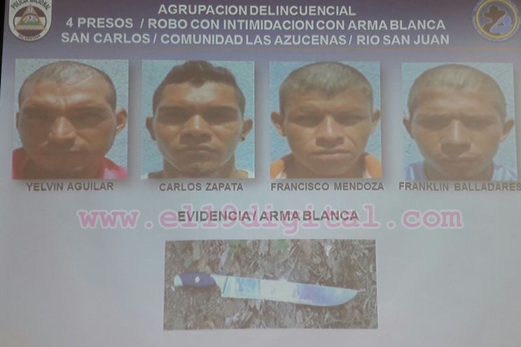 Policía Nacional fuerte contra grupos delincuenciales en Jinotega y Río San Juan