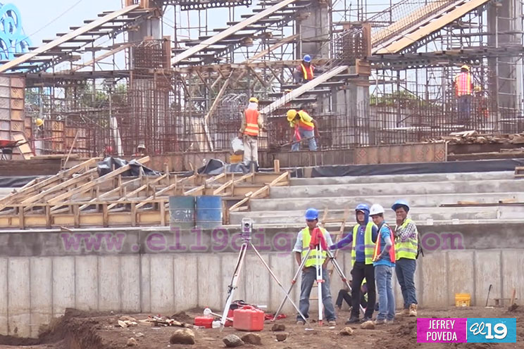 Las manos nicaragüenses que construyen el Nuevo Estadio Nacional