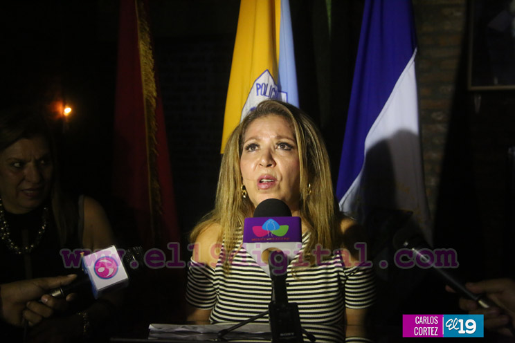 Policía rinde homenaje a Ajax Delgado López
