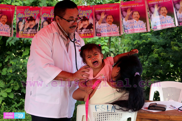 Masaya celebra intensa jornada de salud integral en saludo al Mes de la Patria