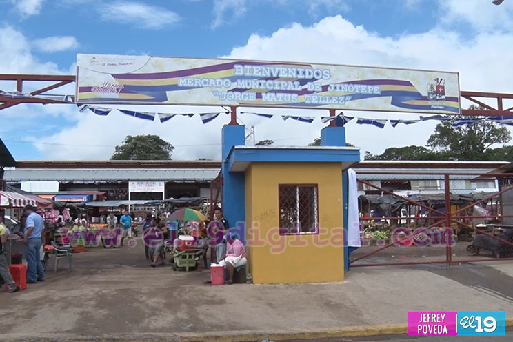 Comerciantes trabajan en paz y tranquilidad en Jinotepe