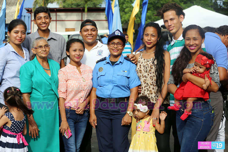 Policía Nacional realiza ascenso en grados en Managua
