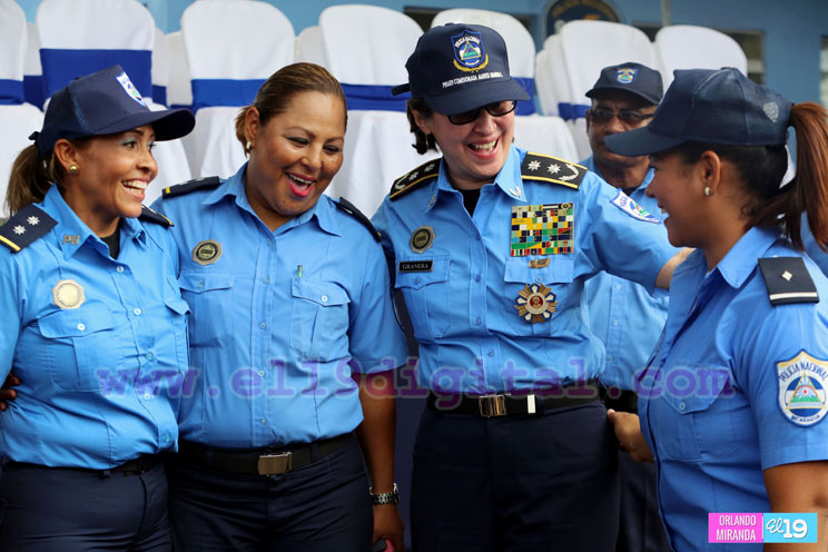 Policía Nacional realiza ascenso en grados en Managua