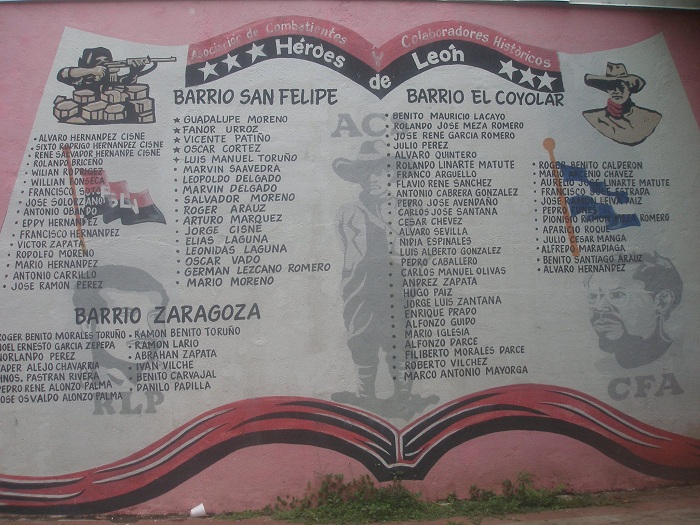 En León conmemoraron 38 Aniversario de la Insurrección Victoriosa de Septiembre