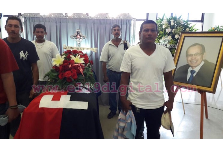 Pueblo de Nicaragua le rinde honores al compañero René Núñez