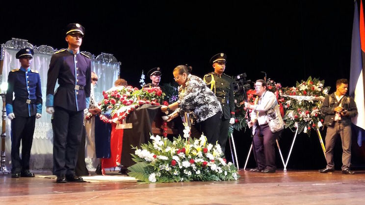 Leoneses brindan sentido homenaje al militante histórico René Núñez Téllez