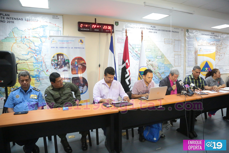 SINAPRED: Actividad sísmica está asociada a terremoto del 2014 registrado en La Paz Centro y Nagarote