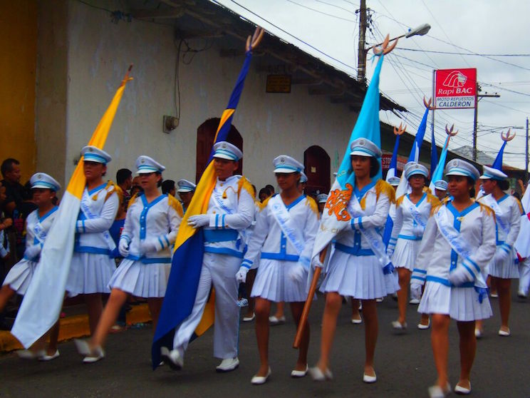 Desborde de fervor patrio en Desfiles Escolares de Carazo