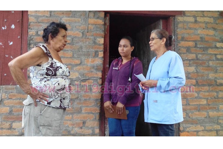 Brigadistas de salud continúan visitando a familias de Momotombo tras fuerte sismo