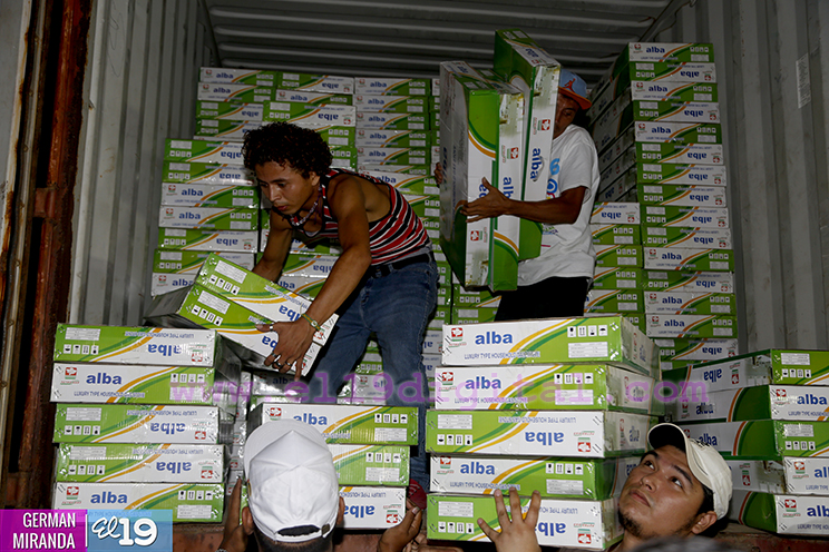 Segundo contingente con respaldo solidario llega a familias de Momotombo