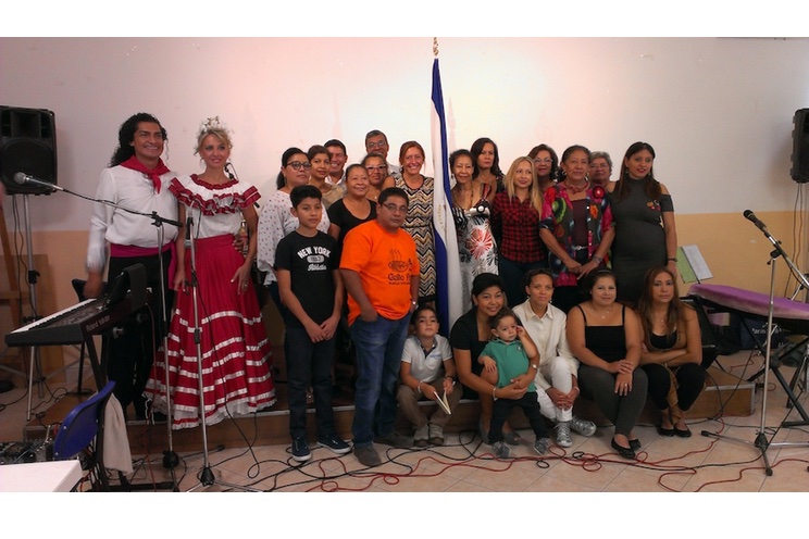 Comunidad nicaragüense en Italia celebra nuestras Fiestas Patrias