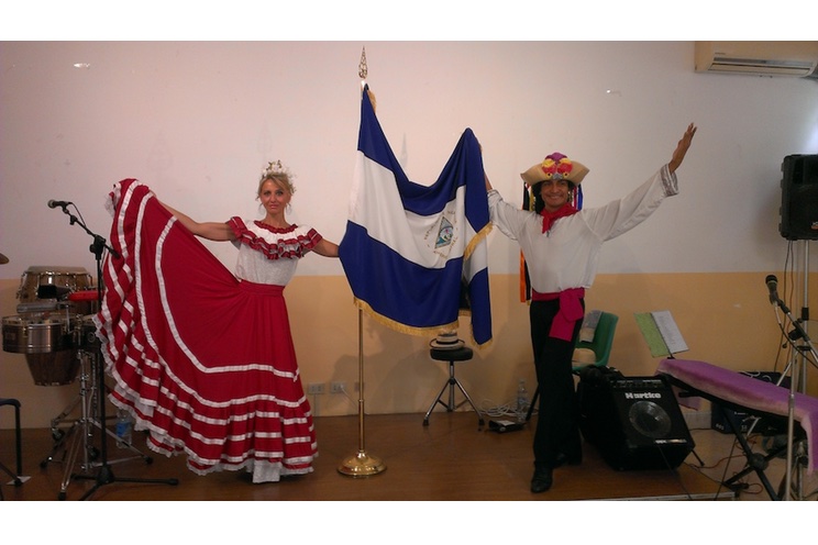 Comunidad nicaragüense en Italia celebra nuestras Fiestas Patrias