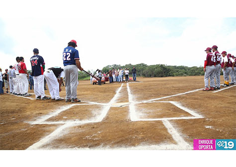 Comunidad Barba de Tigre en San Rafael del Sur con nuevo campo de beisbol