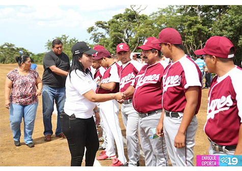 Comunidad Barba de Tigre en San Rafael del Sur con nuevo campo de beisbol