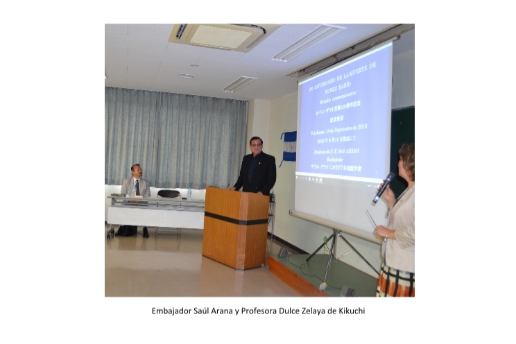 Seminario Dariano en Yokohama, Japón, para celebrar el Amor a Nicaragua
