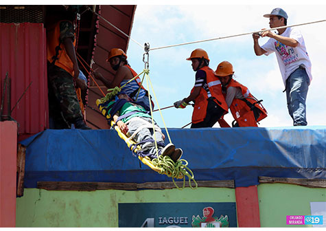 Realizan exitoso simulacro de terremoto en el Distrito VI