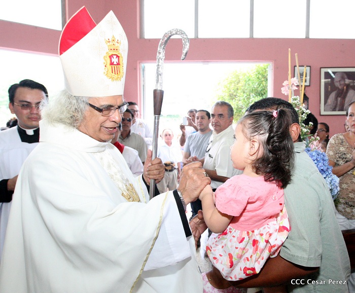 Cardenal Brenes celebra a la Virgen de la Merced en Managua