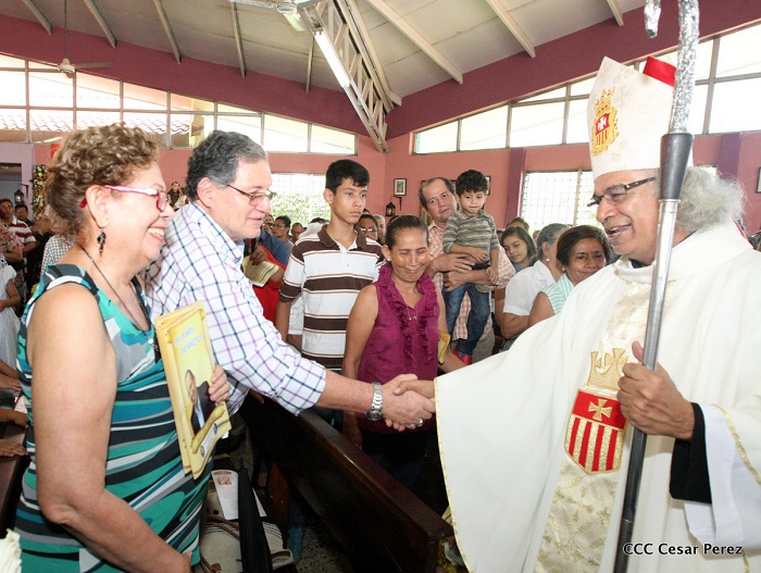 Cardenal Brenes celebra a la Virgen de la Merced en Managua