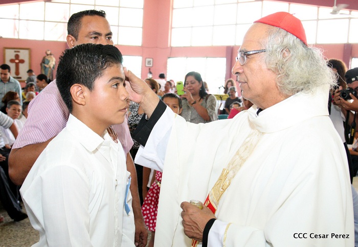 Cardenal Brenes celebra a la Virgen de la Merced en Managua