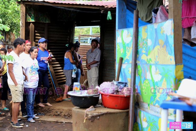Gobierno brinda asistencia a familias afectadas por últimas lluvias en Managua